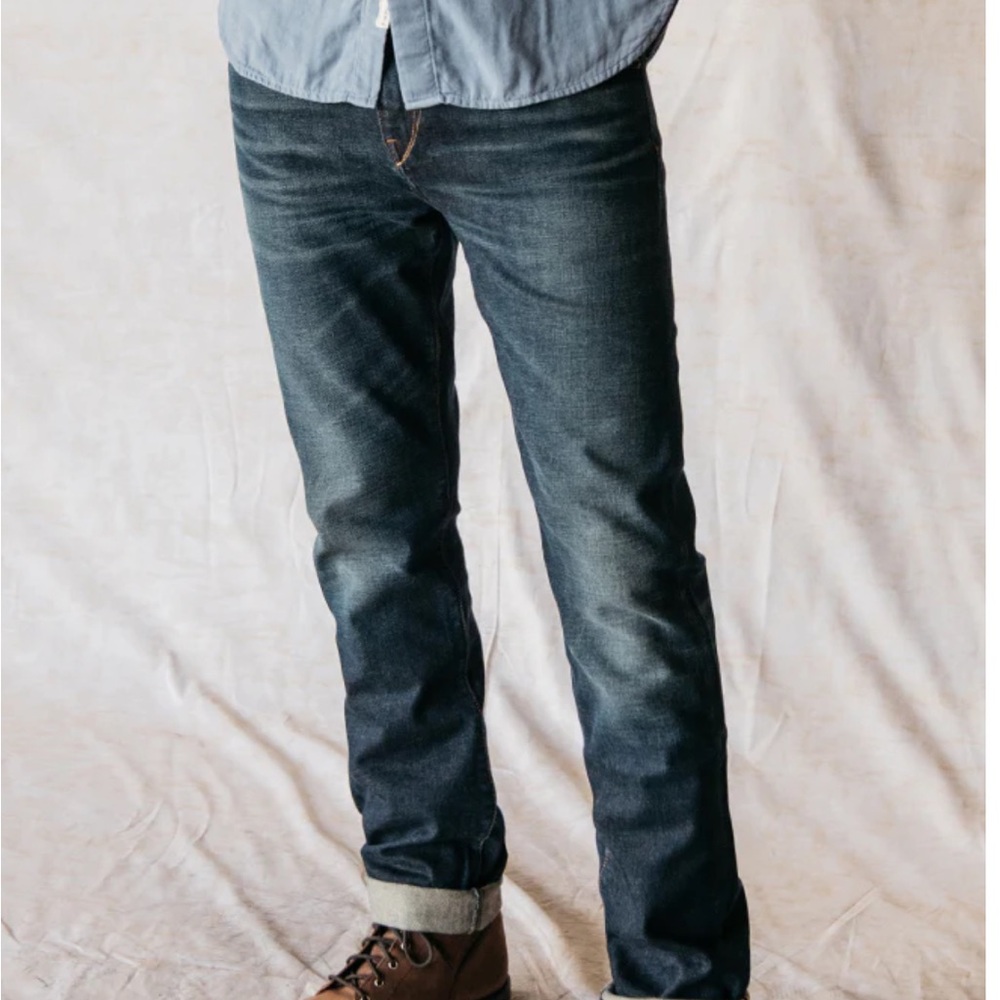 Hiroshi Kato 4-way Stretch Selvedge Jeans | The Pen Slim - Jett